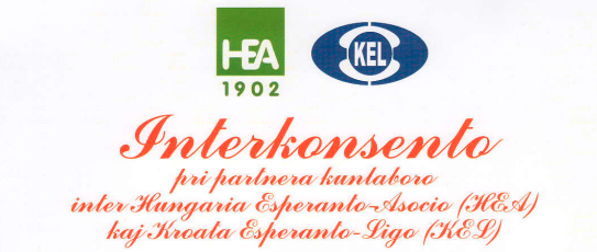 Horvát eszperantó kongresszus – KEL-HEA együttműködési megállapodás
